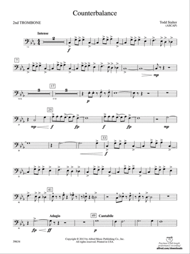 Counterbalance: 2nd Trombone