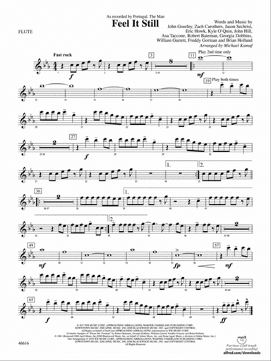 Feel It Still: Flute