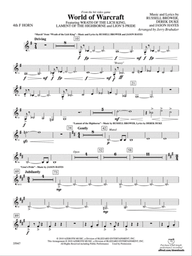 World of Warcraft: 4th F Horn