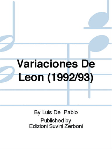 Variaciones De Leon (1992/93)