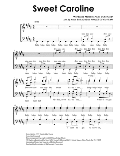 Sweet Caroline