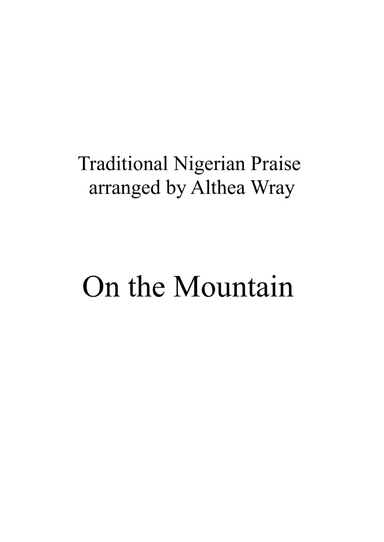 On the Mountain