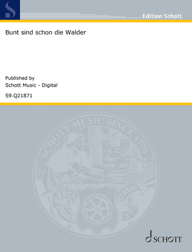 Bunt sind schon die Wälder