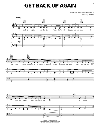 Get Back Up Again (from Trolls)