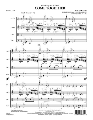 Come Together (arr. Larry Moore) - Conductor Score (Full Score)