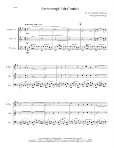 Scarborough Fair/canticle