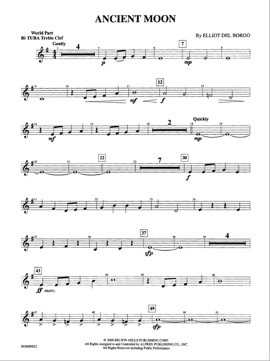 Ancient Moon: (wp) B-flat Tuba T.C.