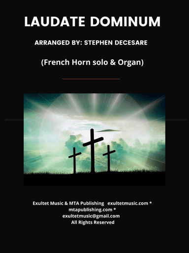 Laudate Dominum (French Horn solo - Organ Accompaniment)