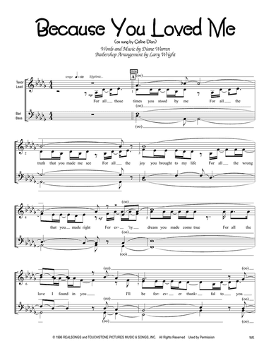 Because You Loved Me