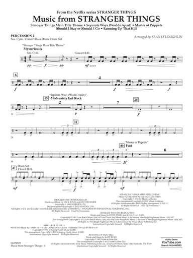 Music from Stranger Things - Percussion 2