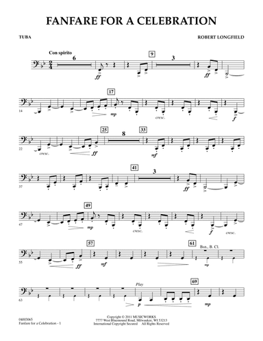 Fanfare For A Celebration - Tuba