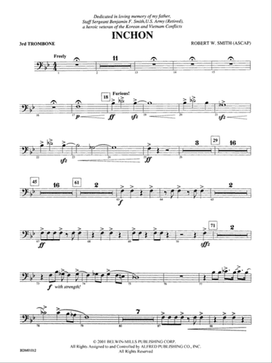 Inchon: 3rd Trombone