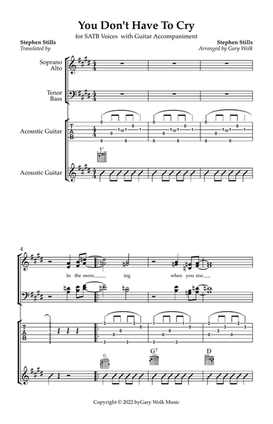 You Don't Have To Cry