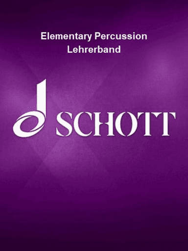 Elementary Percussion Lehrerband