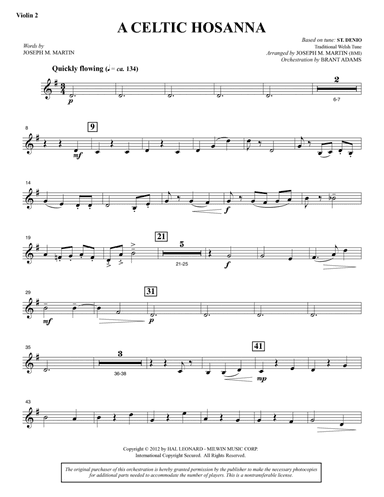 A Celtic Hosanna - Violin 2