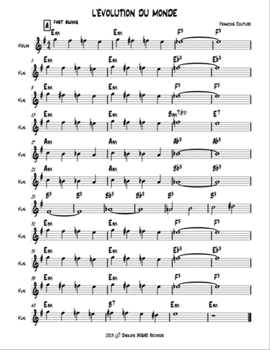 L'ÉVOLUTION DU MONDE