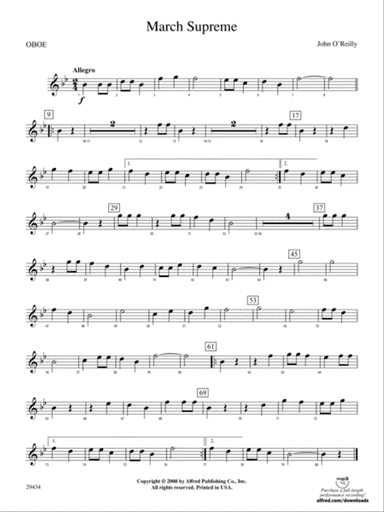 March Supreme: Oboe