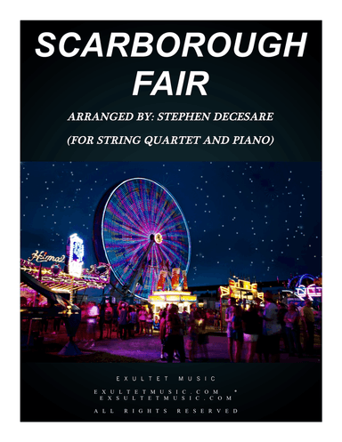 Scarborough Fair (for String Quartet & Piano)