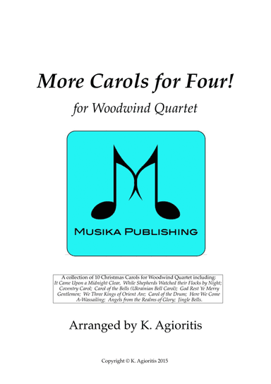 More Carols fo Four - Woodwind Quartet