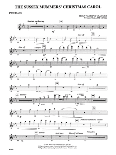 The Sussex Mummers' Christmas Carol: 2nd Flute