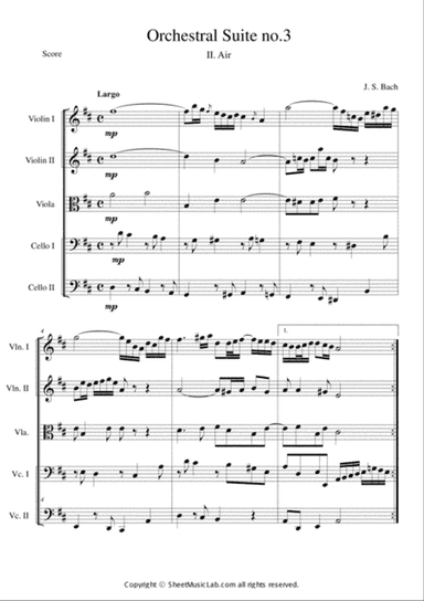 Air On The G String C Major