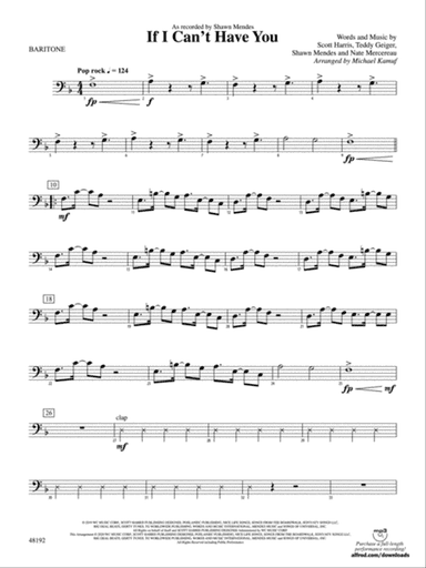 If I Can't Have You: Baritone B.C.