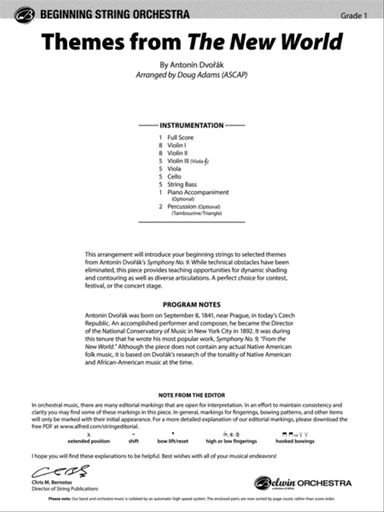 Themes from The New World: Score