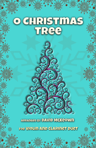 O Christmas Tree, (O Tannenbaum), Jazz style, for Violin and Clarinet Duet