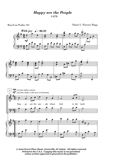 Happy Are the People