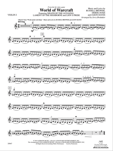 World of Warcraft: 1st Violin
