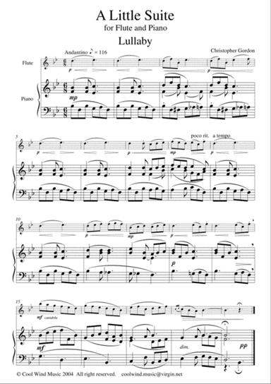 Little Suite (for Flute and Piano)