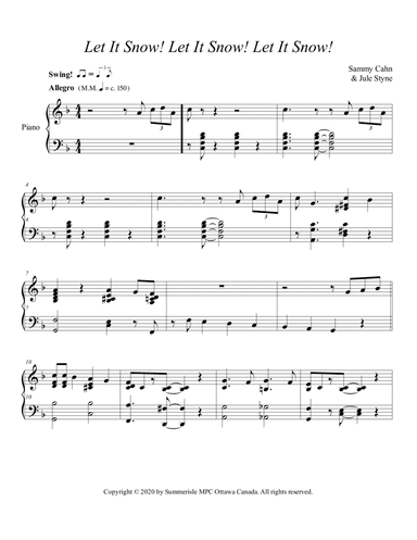 Let It Snow! Let It Snow! Let It Snow!