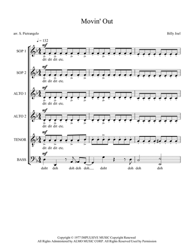 Movin' Out (Anthony's Song)