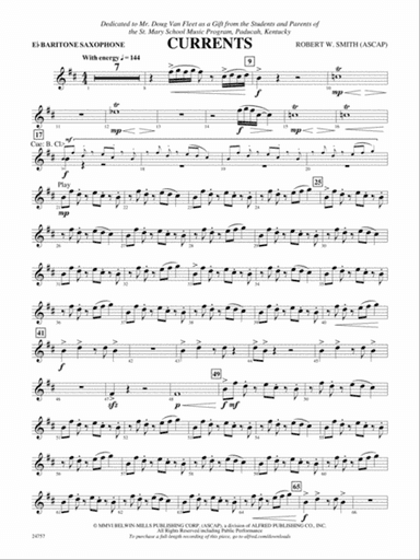 Currents: E-flat Baritone Saxophone