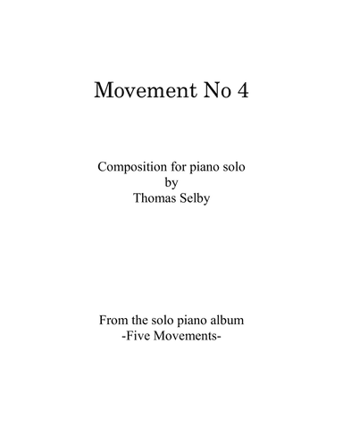 Movement No 4