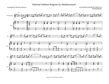 National Anthem Belgium (La Brabanconne)
