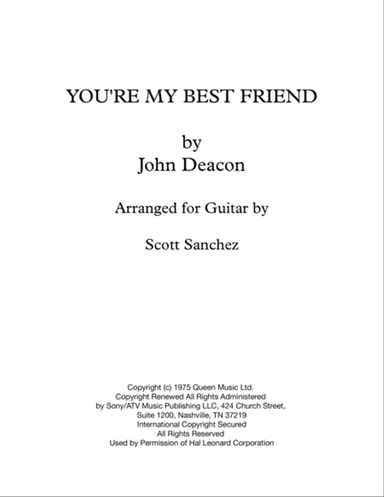 You're My Best Friend