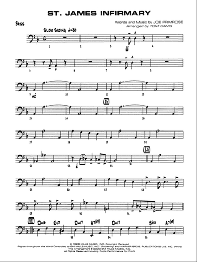 St. James Infirmary: String Bass