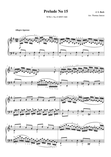 Prelude and Fugue in G major, BWV 860