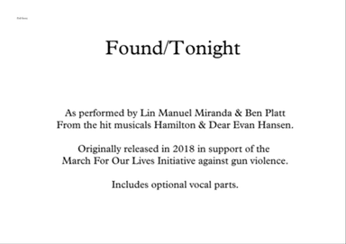 Found/tonight