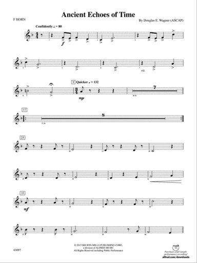 Ancient Echoes of Time: 1st F Horn