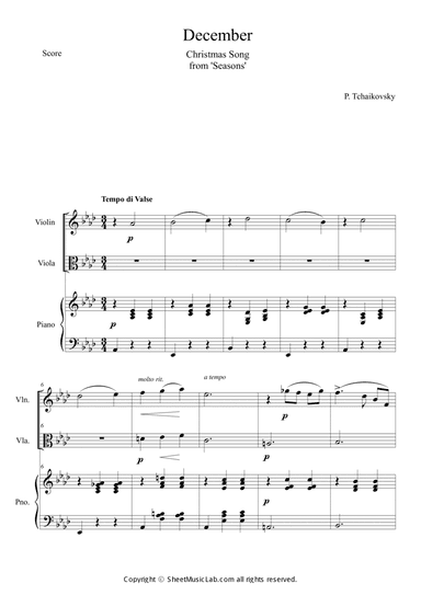 December (Christmas Song from Seasons)