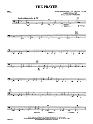 The Prayer: Tuba
