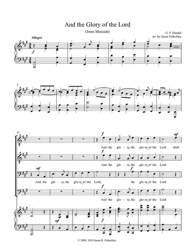 And the Glory of the Lord (from Messiah)