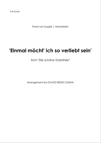Einmal möcht' Ich so verliebt sein (from Beautiful Galathea)