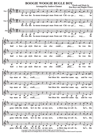 Boogie Woogie Bugle Boy