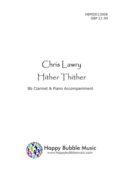 Hither Thither - for Bb Clarinet & Piano (from Scenes from a Parisian Cafe)
