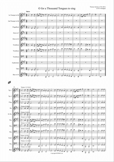 O For a Thousand Tongues to Sing - Hymn