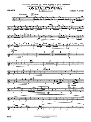 On Eagle's Wings: Oboe