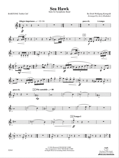 Sea Hawk: (wp) Baritone T.C.